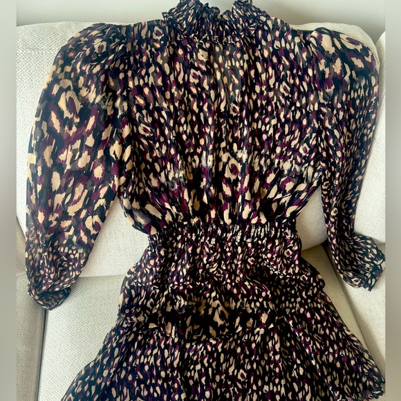 Zara Ruffle Multi Colour Dress - Picture 3 of 10